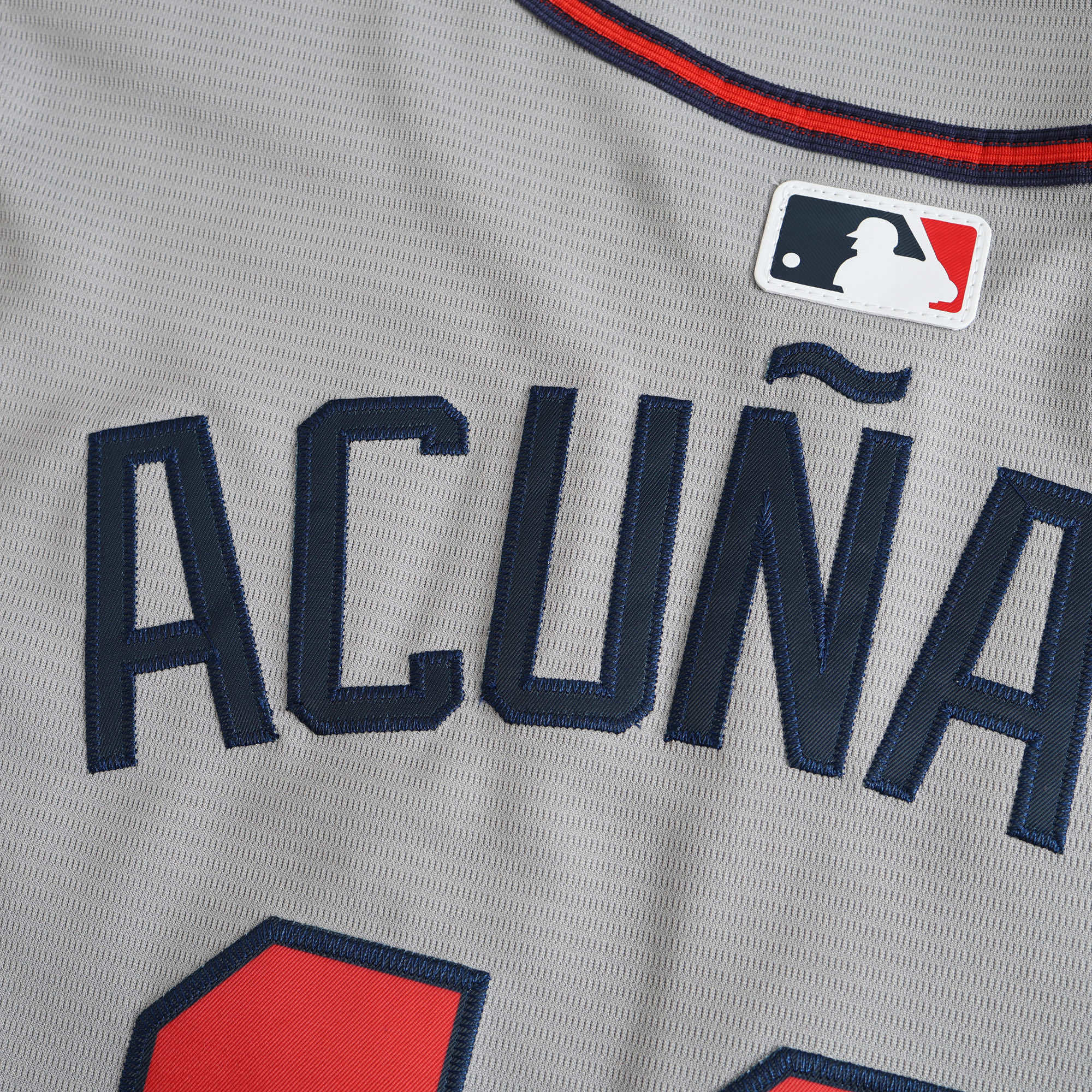 Atlanta Braves Jersey Gris