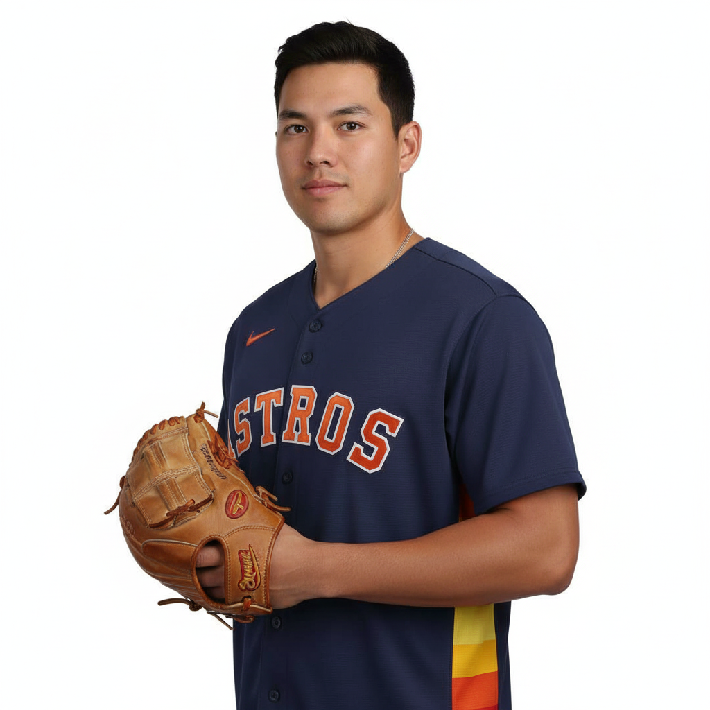 HOU Astros Jersey Azul