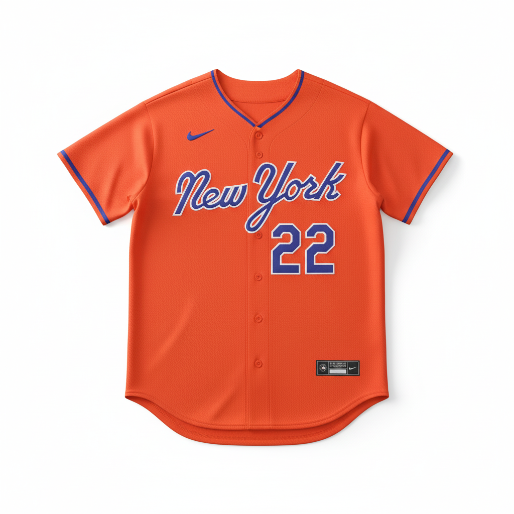NY Mets Jersey Naranja 2025