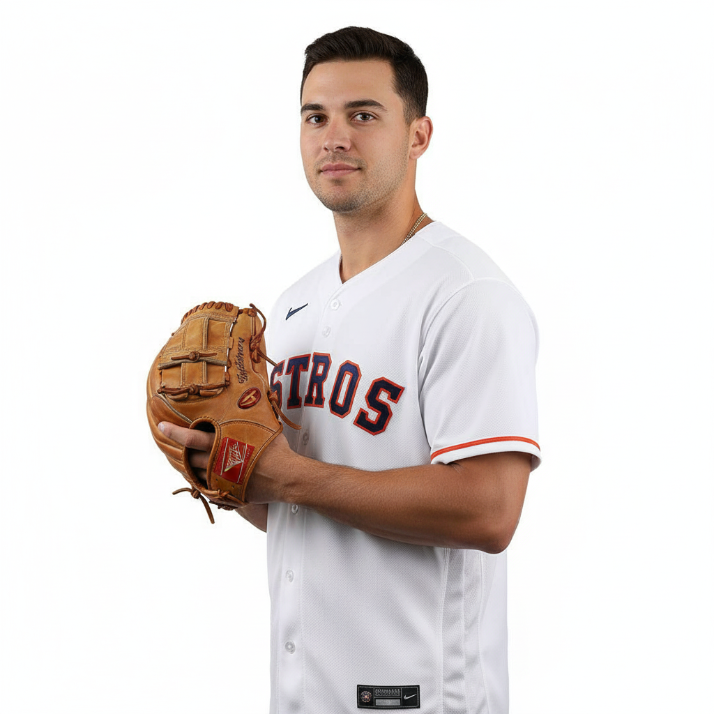 HOU Astros Jersey Blanca