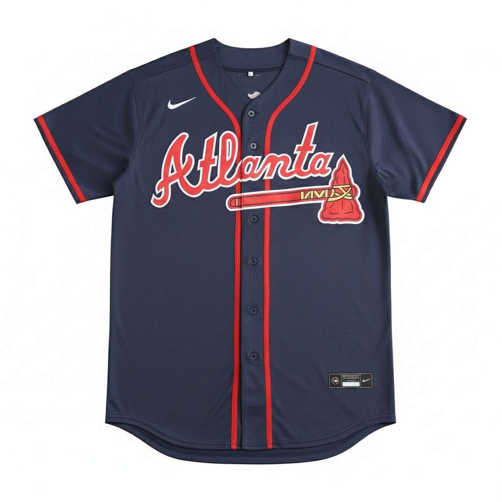 Atlanta Braves Jersey Azul
