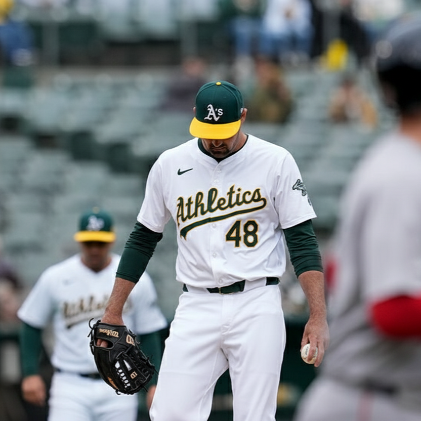 OAK Athletics Jersey Gris