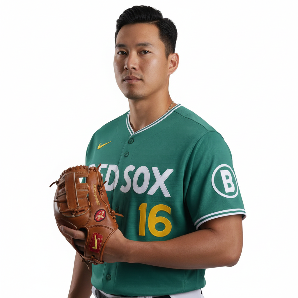 BOS Red Sox Jersey Green