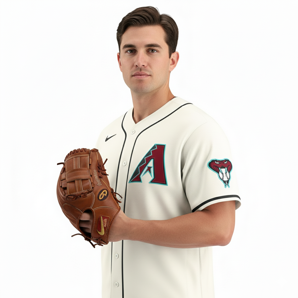 Arizona Dbacks Jersey Blanca