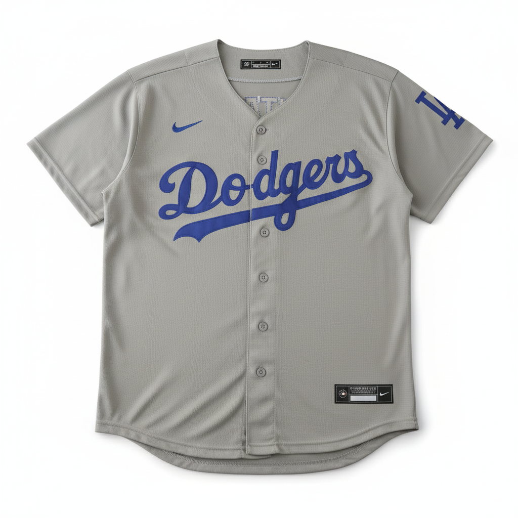 Los Angeles Dodgers Jersey Gris