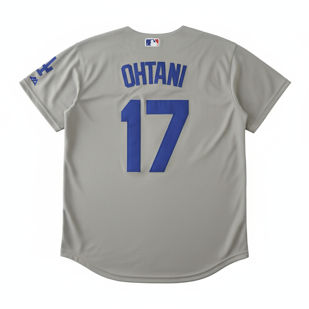 Los Angeles Dodgers Jersey Gris