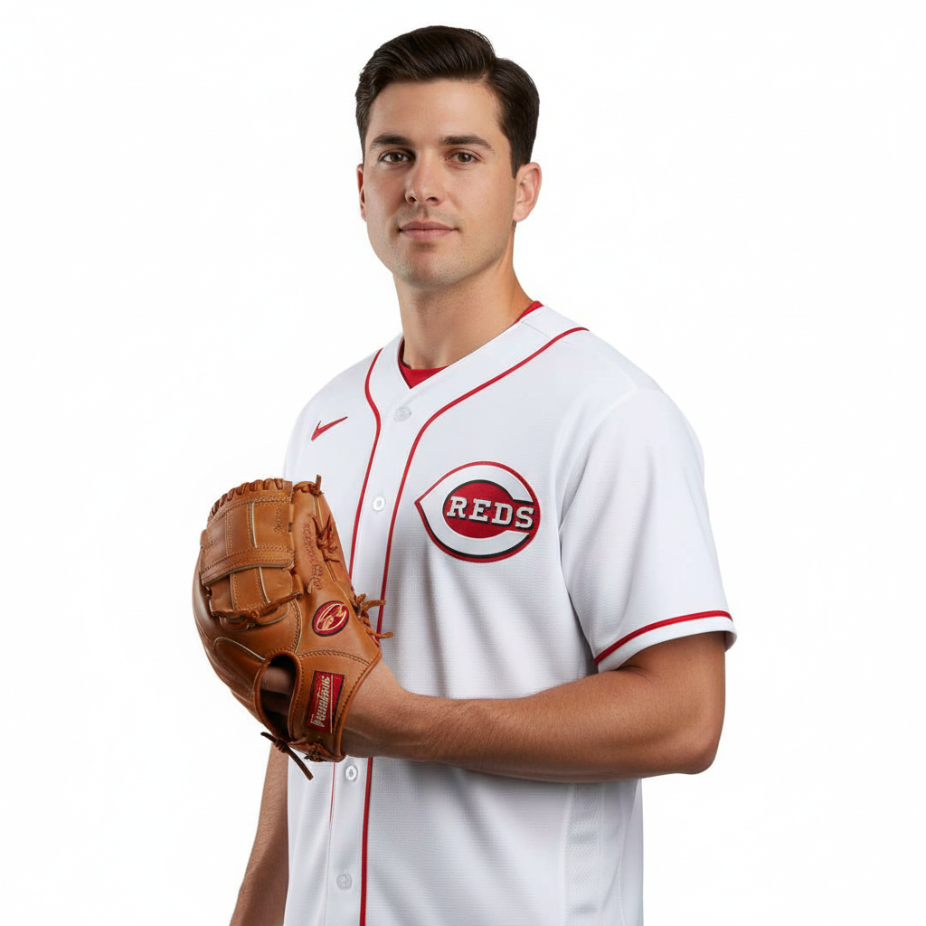 CIN Reds Jersey White