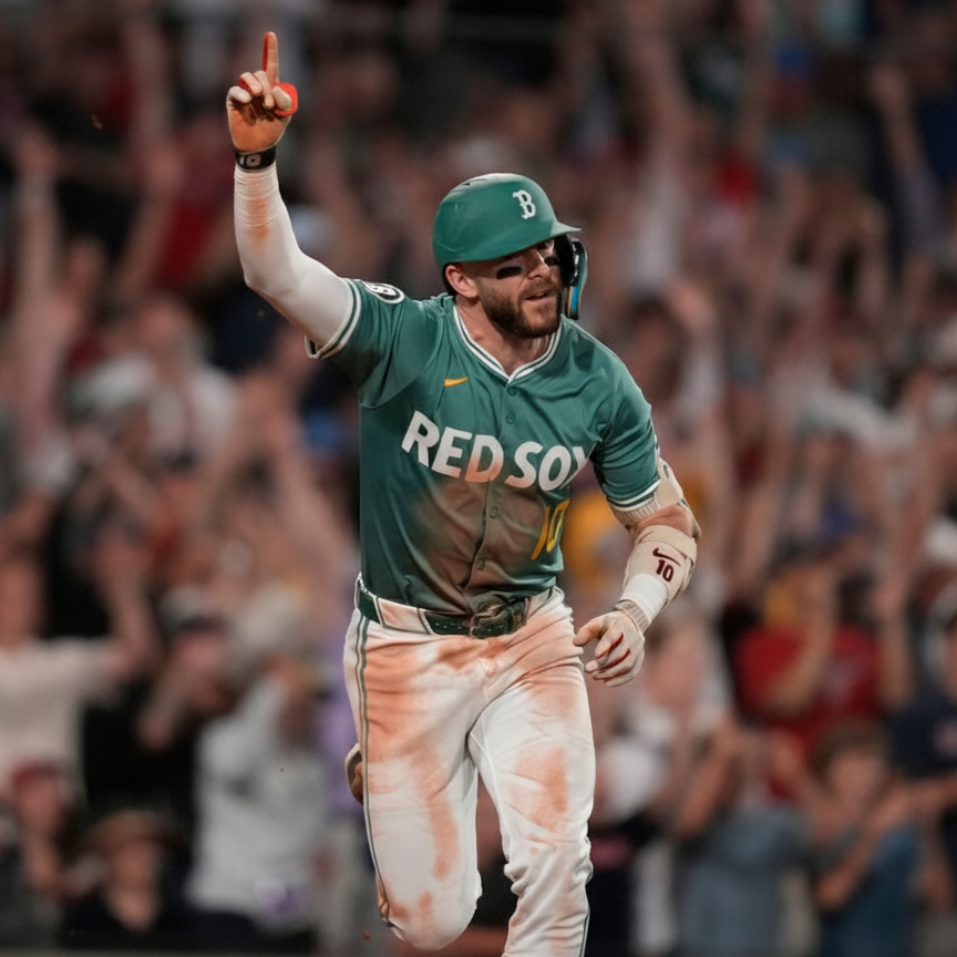 BOS Red Sox Jersey Green