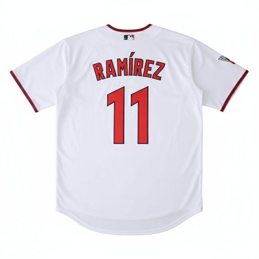 CLE Guardians Jersey Blanca