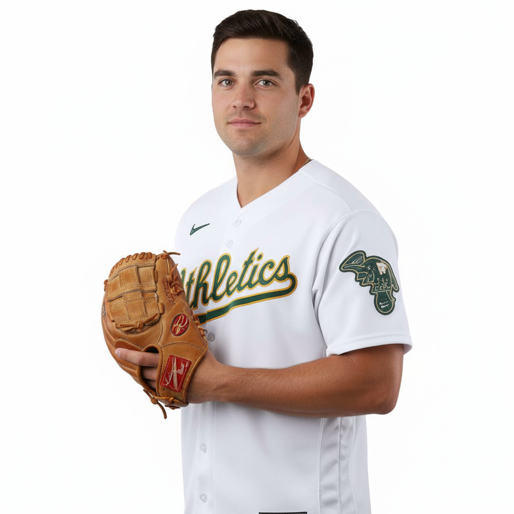 OAK Athletics Jersey Gris