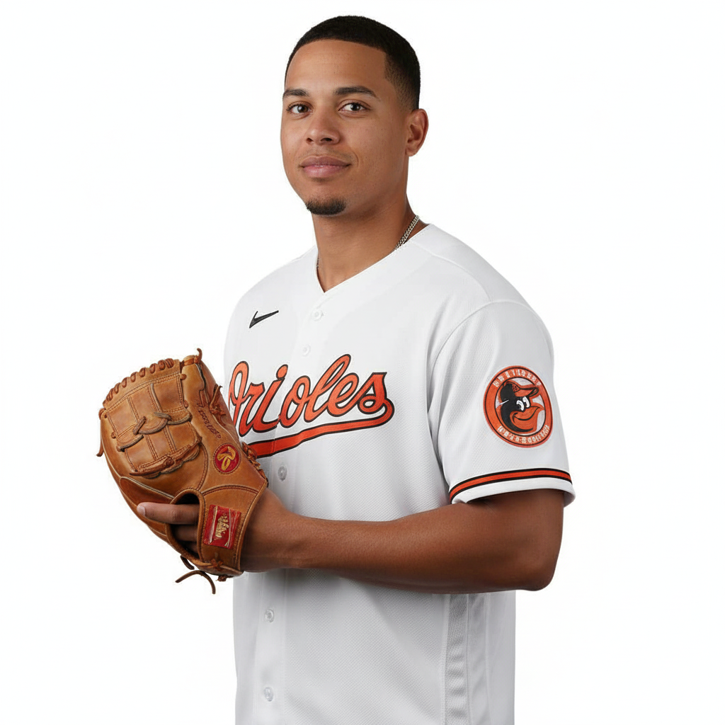 BAL Orioles White Jersey