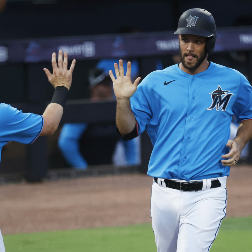 MIA Marlins Blue Jersey