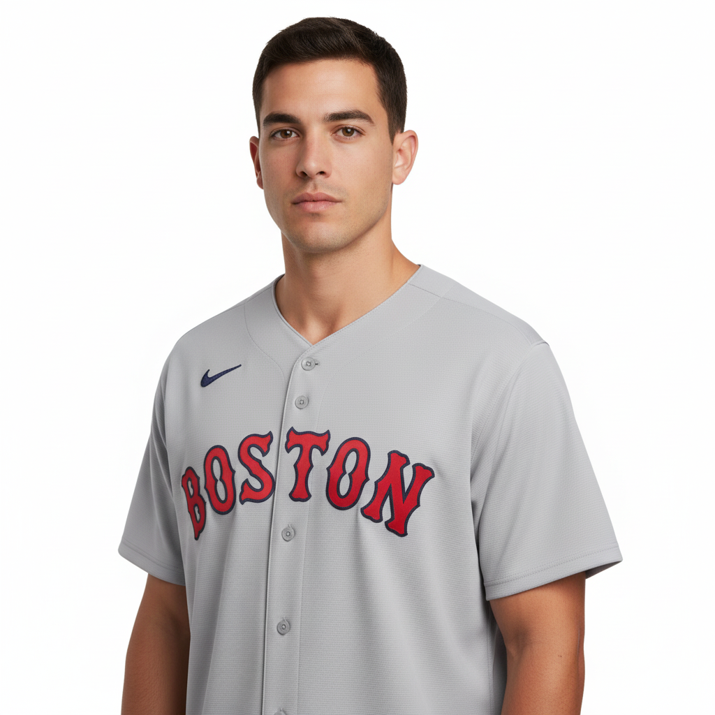 BOS Red Sox Jersey Gris