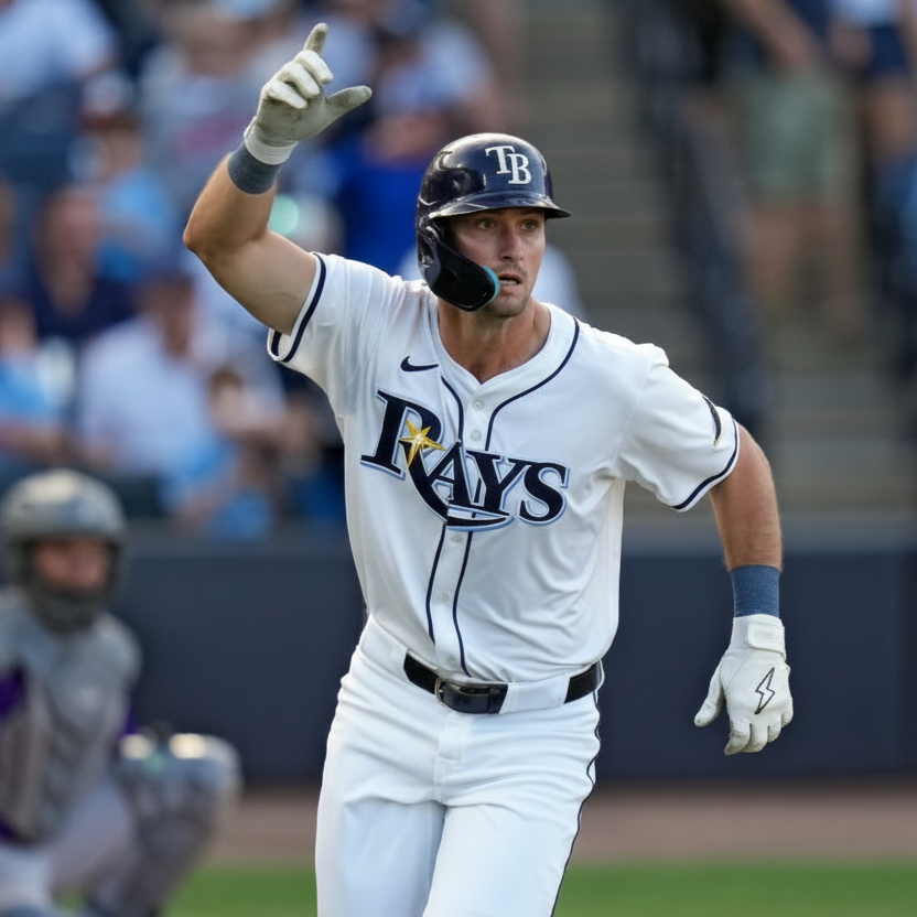 TB Rays Jersey Blanca