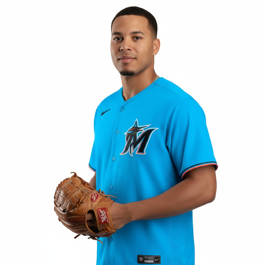 MIA Marlins Blue Jersey