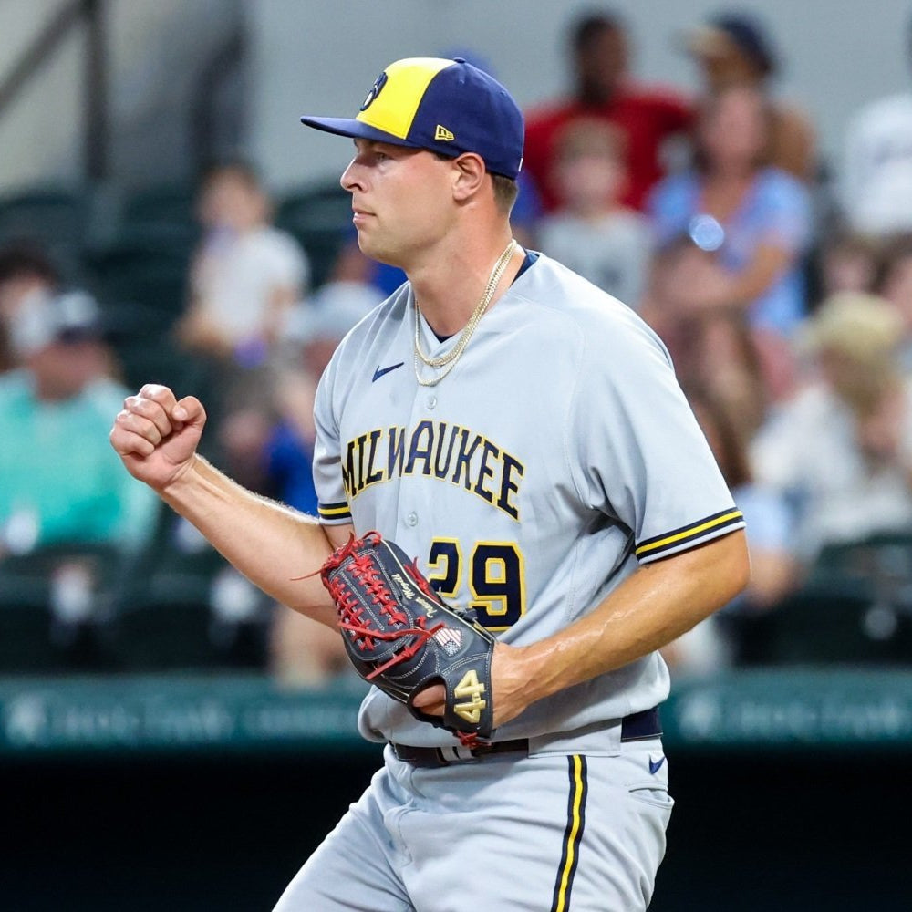 MIL Brewers Jersey Gris