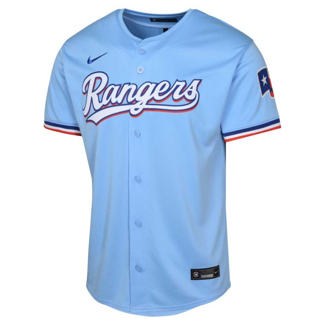 TEX Rangers Light Blue Jersey