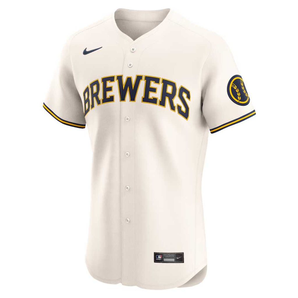 MIL Brewers Jersey Blanca