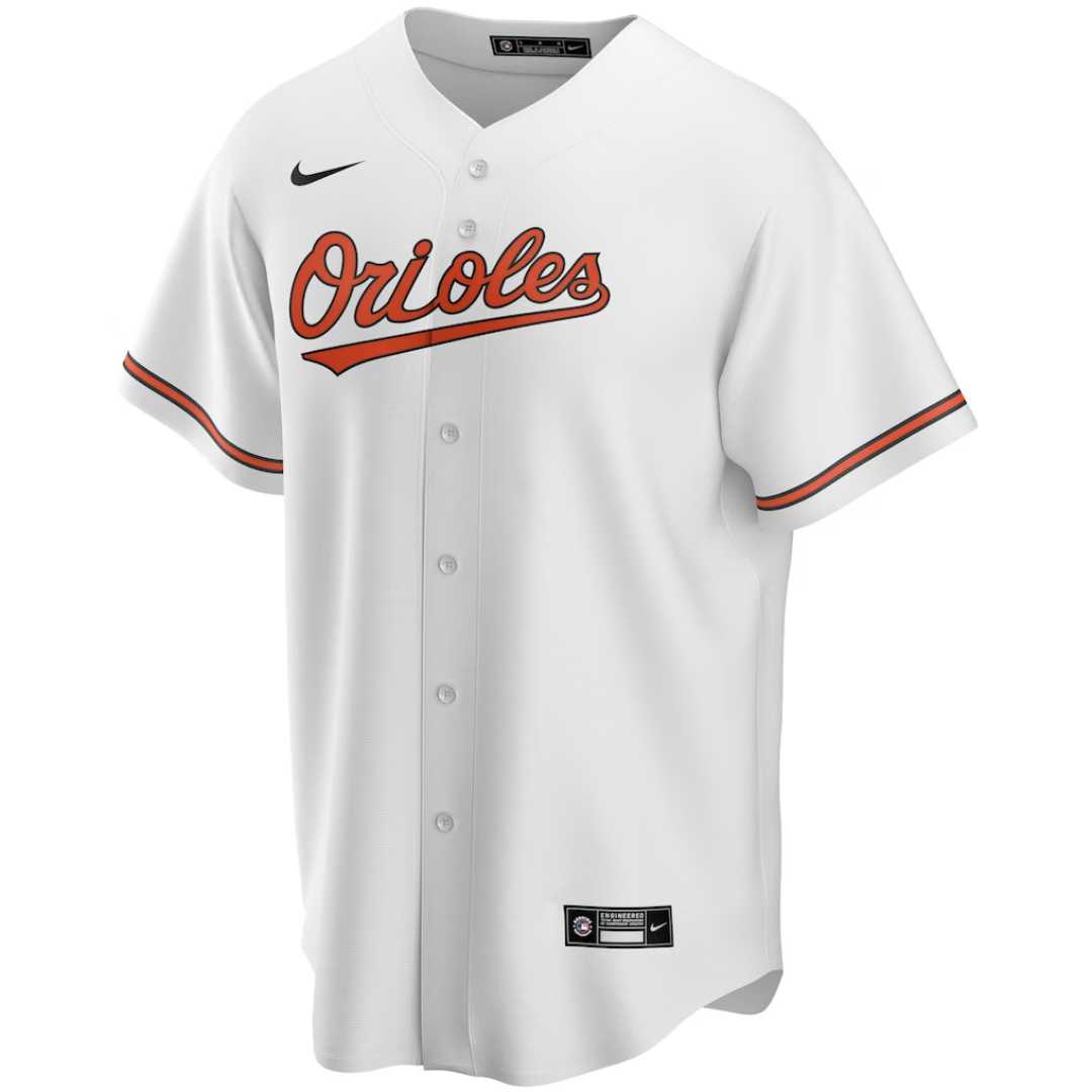 BAL Orioles White Jersey
