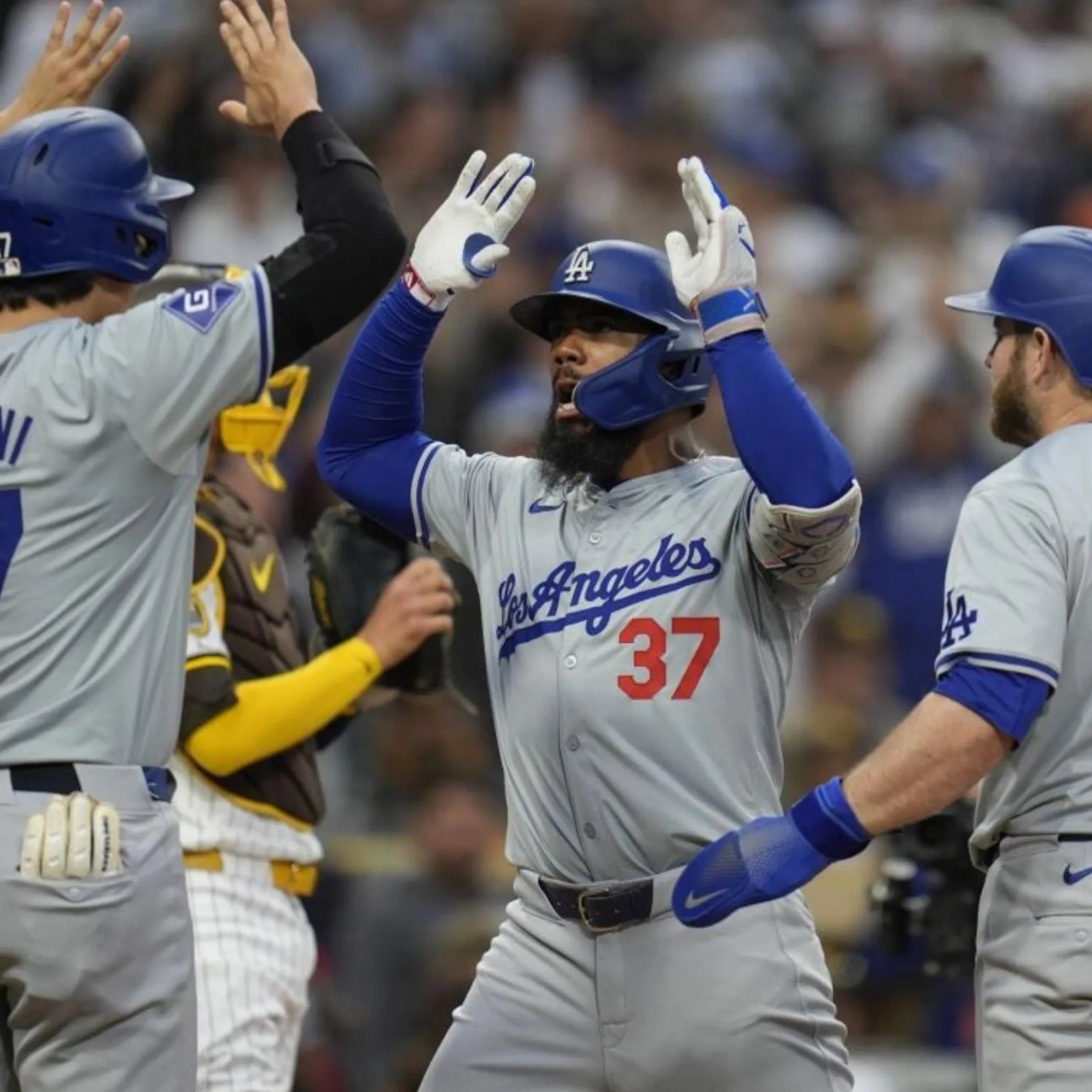 Los Angeles Dodgers Jersey Gris